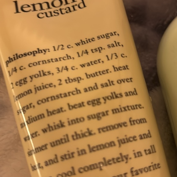 PHILOSOPHY LEMON CUSTARD BODY CREAM & CITRON SAGE SHAMPOO/BODY WASH - Picture 5 of 7